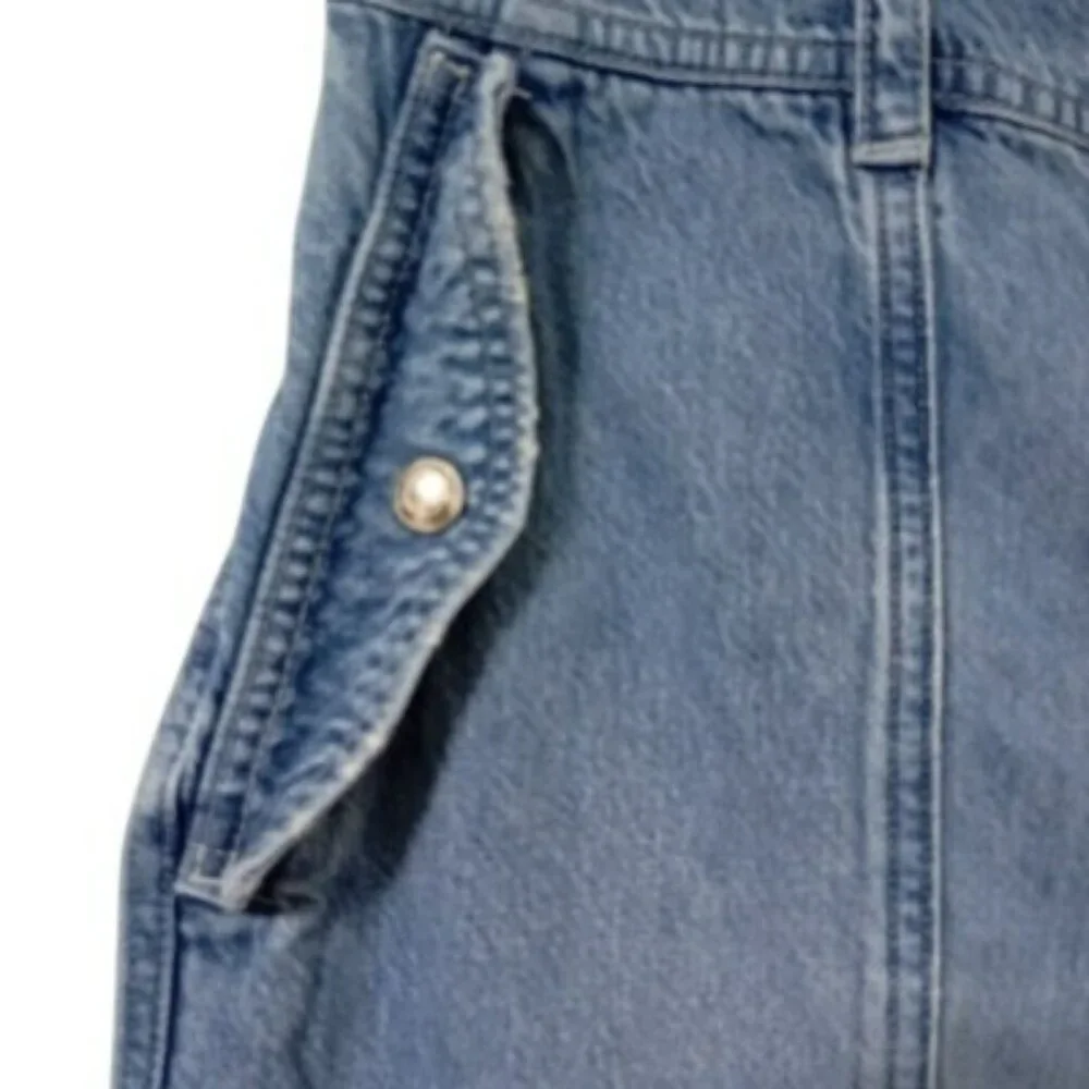 Lauren Ralph Lauren Jeans Denim Size 8 Blue Multi Pocket Womens